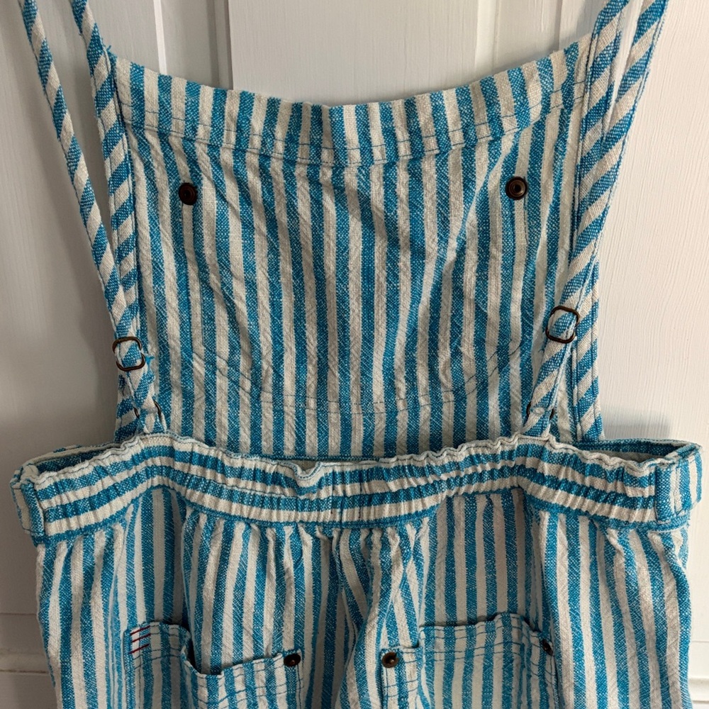 Urban Outfitters Blue and White Striped Jumpsuit Overalls - Picture 8 of 8